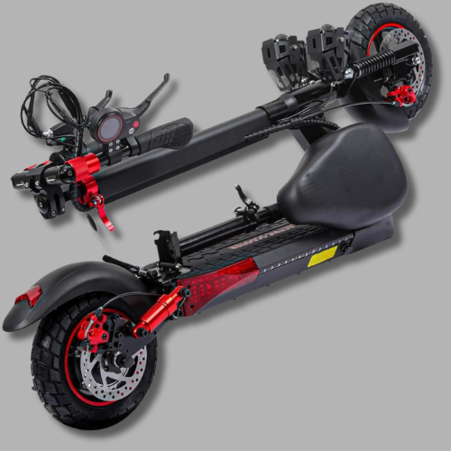 Electric Scooter for Adults – 800W/1200W Motor, 48V 15/18/21Ah Battery, Off-Road Foldable E-Scooter with 10"/11" All-Terrain Tires & Dual Suspension