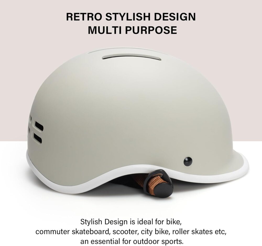 Ckorison Bike Helmet for Adult Men and Women, Bicycle Helmet for Commuting Road Biking Skating with Adjustable Dial Size 56-61cm - Image 5