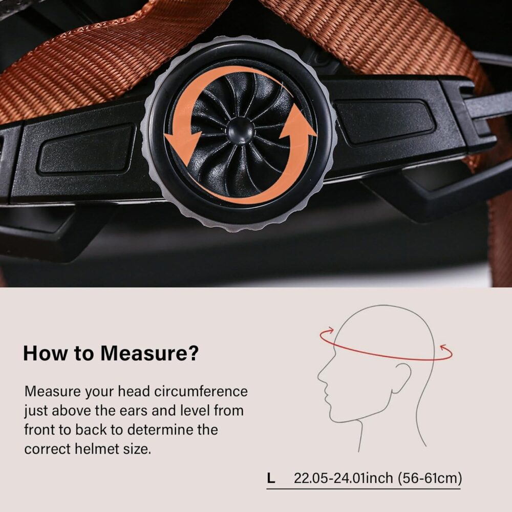 Ckorison Bike Helmet for Adult Men and Women, Bicycle Helmet for Commuting Road Biking Skating with Adjustable Dial Size 56-61cm - Image 7