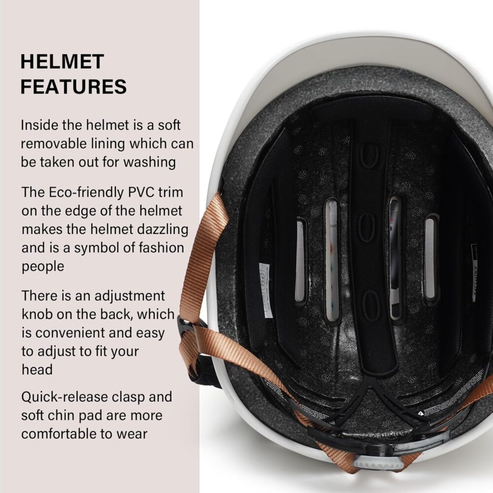 Ckorison Bike Helmet for Adult Men and Women, Bicycle Helmet for Commuting Road Biking Skating with Adjustable Dial Size 56-61cm - Image 6
