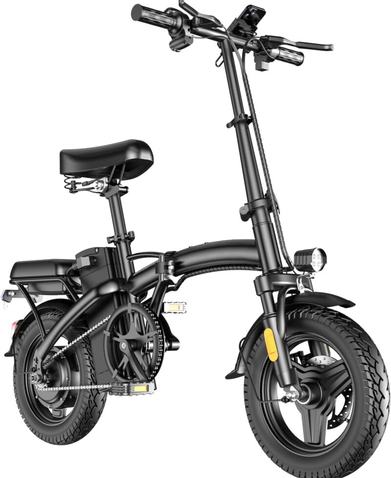Peak 14" Foldable Electric Bike for Adults – 1000W Motor, 28 MPH Top Speed, 48V 15Ah Removable Battery, 60-Mile Range, UL 2849 Certified