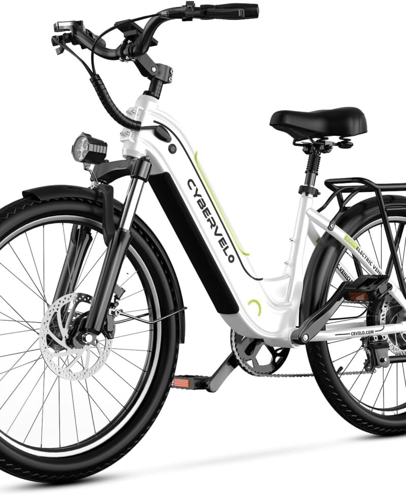 DriftGod 26" Electric Bike for Adults – 1000W Motor, 48V Removable Battery, 7-Speed, Front Suspension, LCD Display – Mountain & Commuter E-Bike for Women